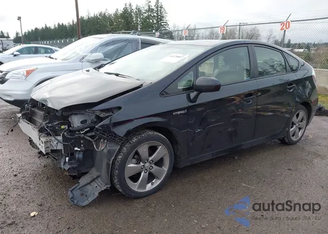 2013 Toyota Prius Three Se из США, поврежденный, VIN JTDKN3DU7D1648704